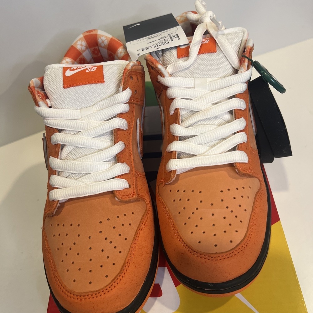 Nike SB Dunk Low OG Orange Frost Skateboarding Shoes Men's Size 8.5 - Picture 2 of 6
